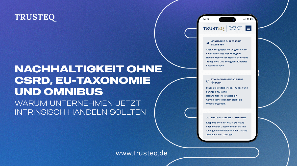 ESG ohne Regulatorik